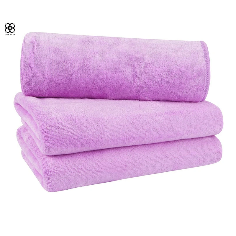 Standard simper plain dyed multi-colors running and workout sport microfiber towel