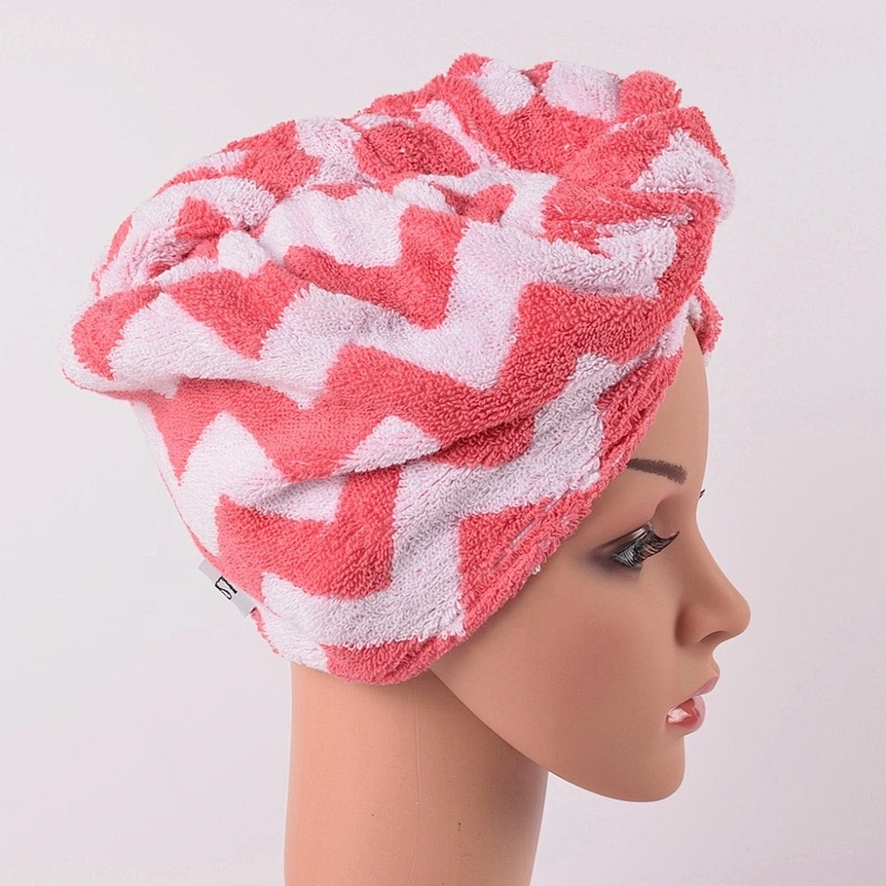 Fashionable Wrap around Cotton Hair Drying Spa Hair Towel Wrap