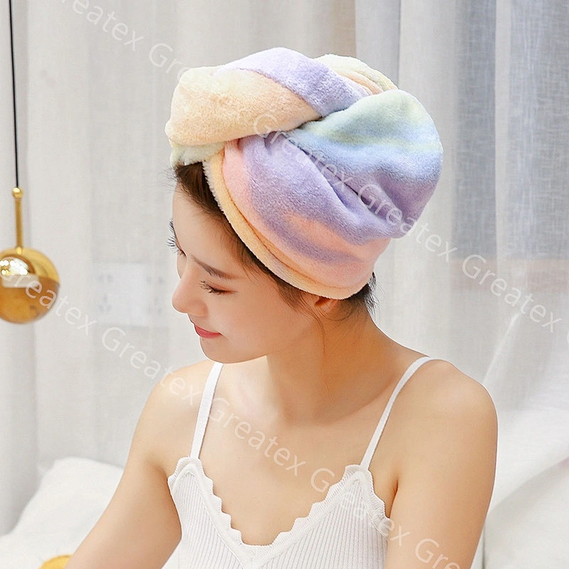 2020 New product colorful pastel quick drying hair towel for women