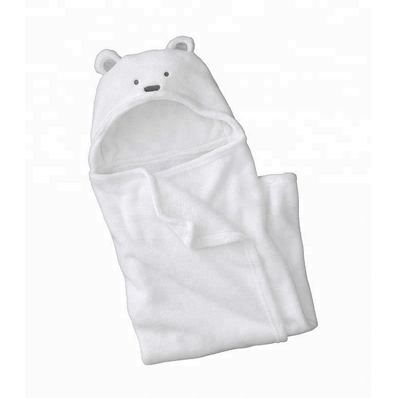 Cute animal microfiber hooded towel custom