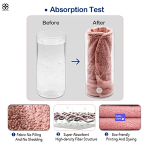 Best sell ultra absorbent and fast drying microfiber hair wraps and bonnets