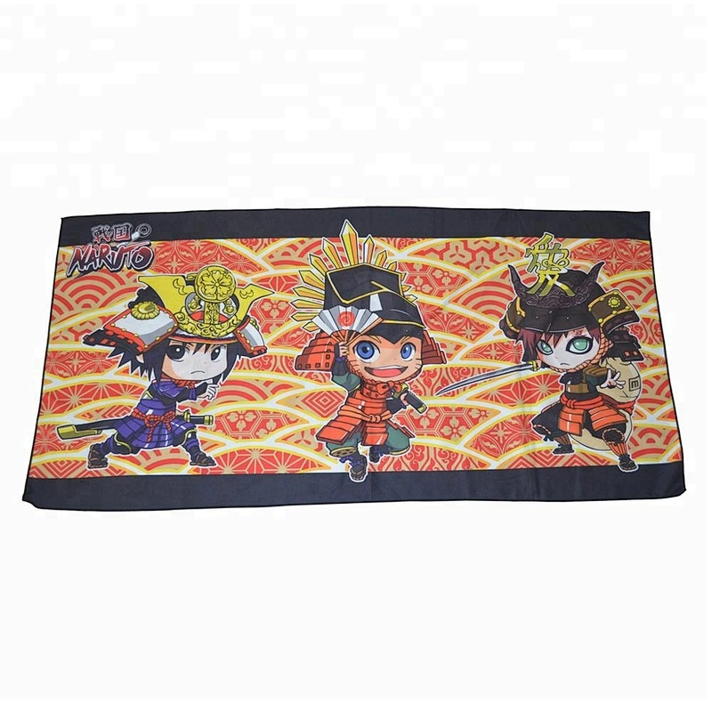 Cartoon Sublimation printing microfiber towel beach