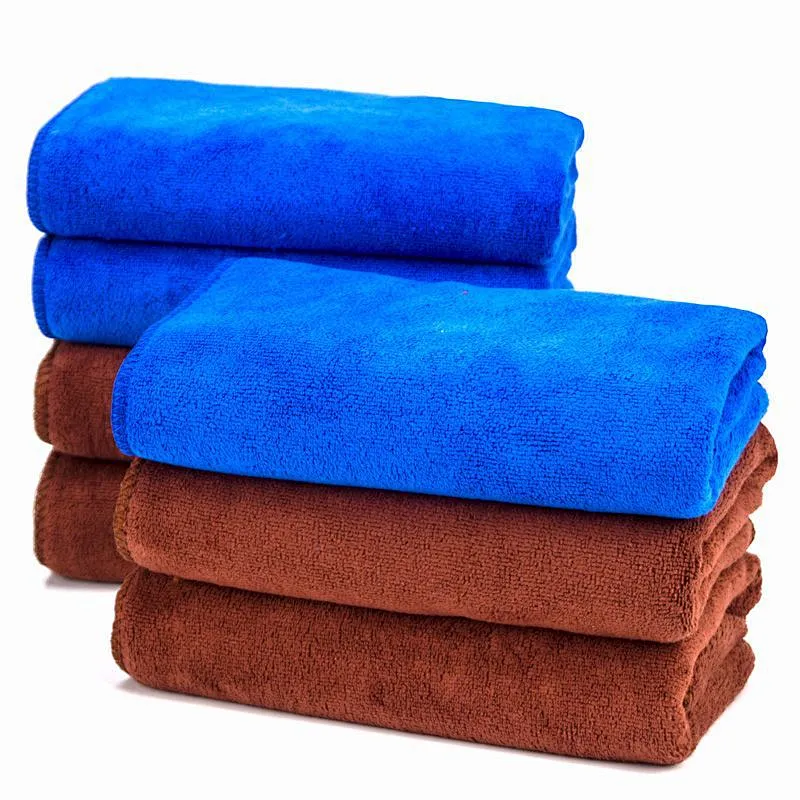 Bulk High absorption Solid color car microfiber towel