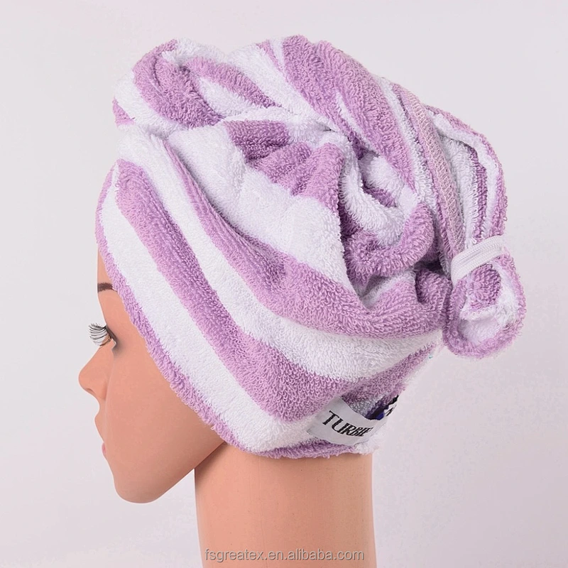 Customized Shower Ponytail Hair salon towel