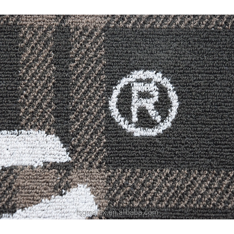 Extra large Cotton Terry Logo Jacquard towel
