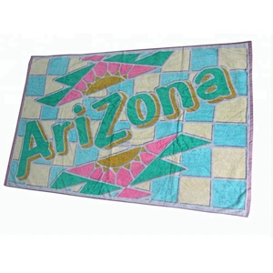 Big Custom Brand Double sided printing cotton beach towel