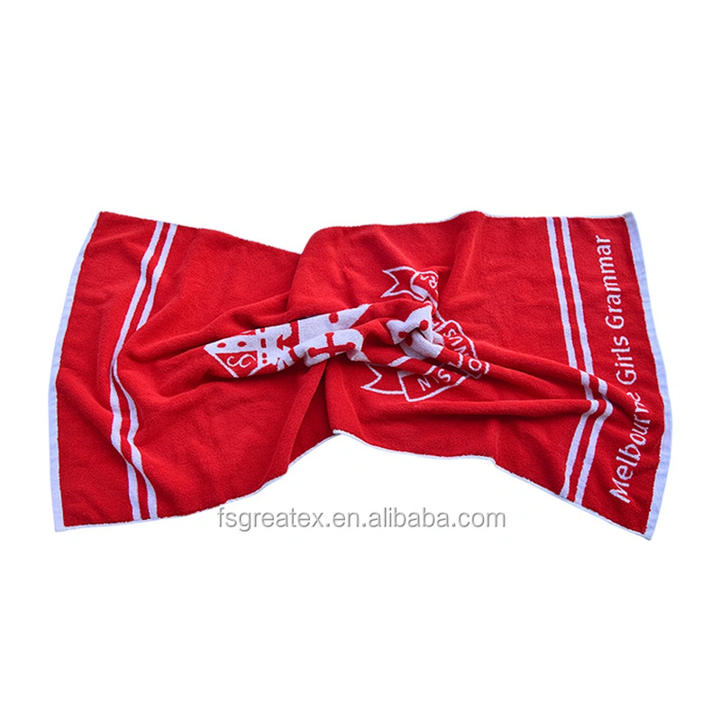 Personalized logo Jacquard active printing sport towel wholesale
