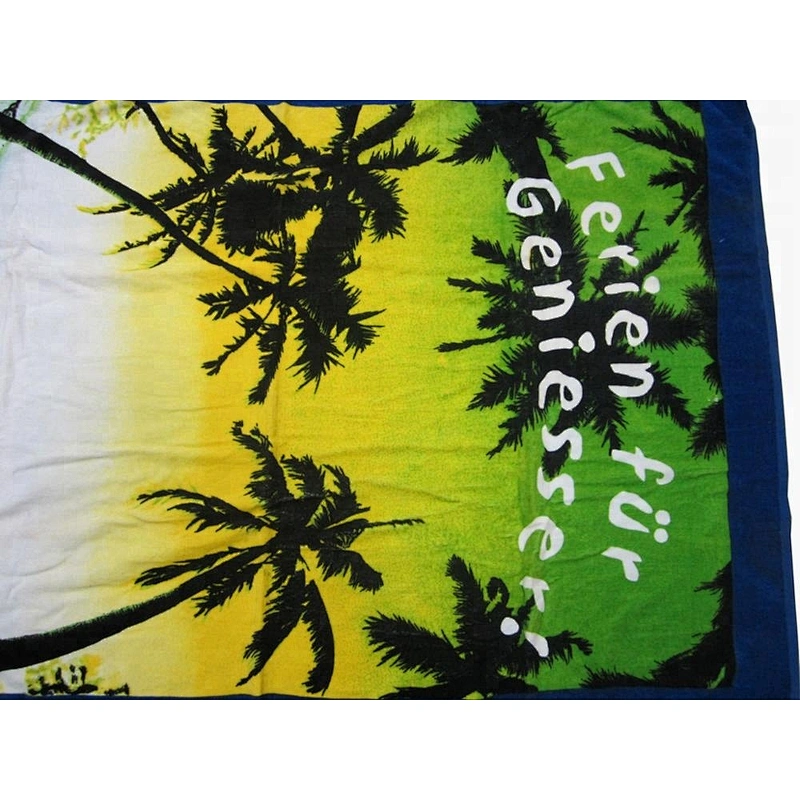 Large Hawaii palm tree Printed towel for beach