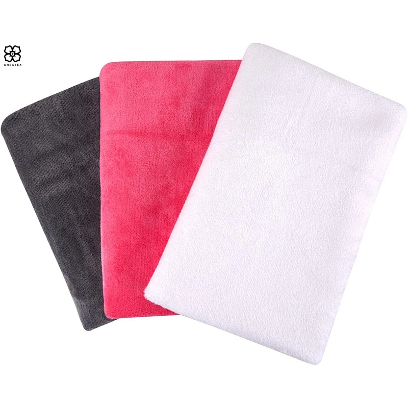 Standard simper plain dyed multi-colors running and workout sport microfiber towel