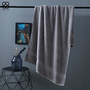 High quality hot selling plain dyed cotton shower bath towel