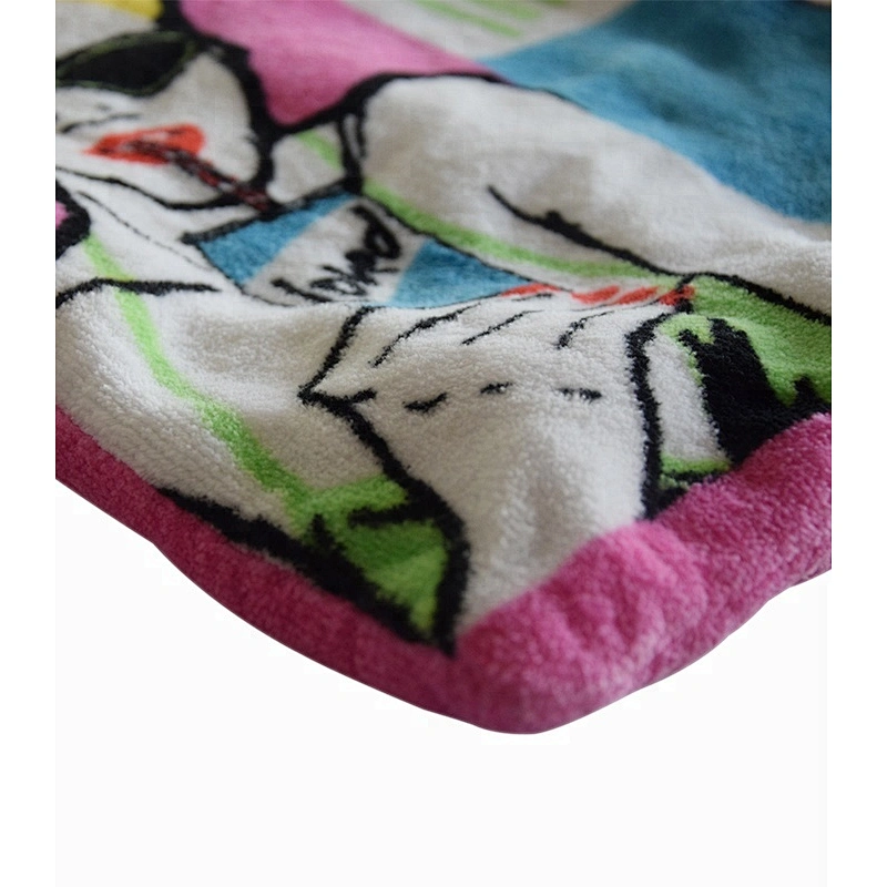 Summer Cute Terry Cotton Toweling printed tote bag