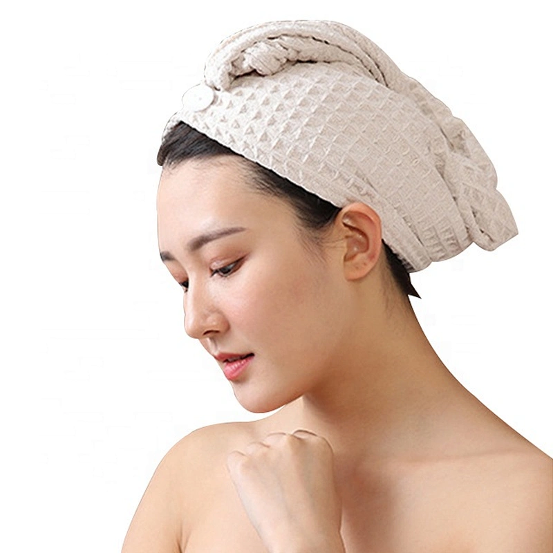 Eco-friendly microfiber hair towel with different color for kids and adults