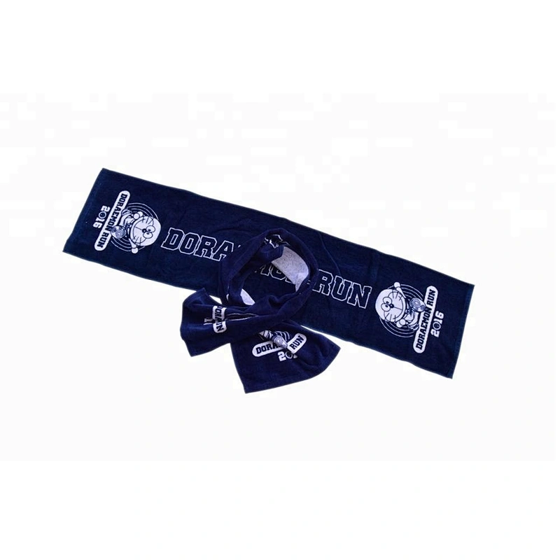 Cotton cooling neck wrap custom made slogan towel