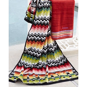 Adult Bathing Velour stripe cabana beach towel