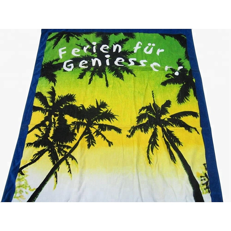 Large Hawaii palm tree Printed towel for beach