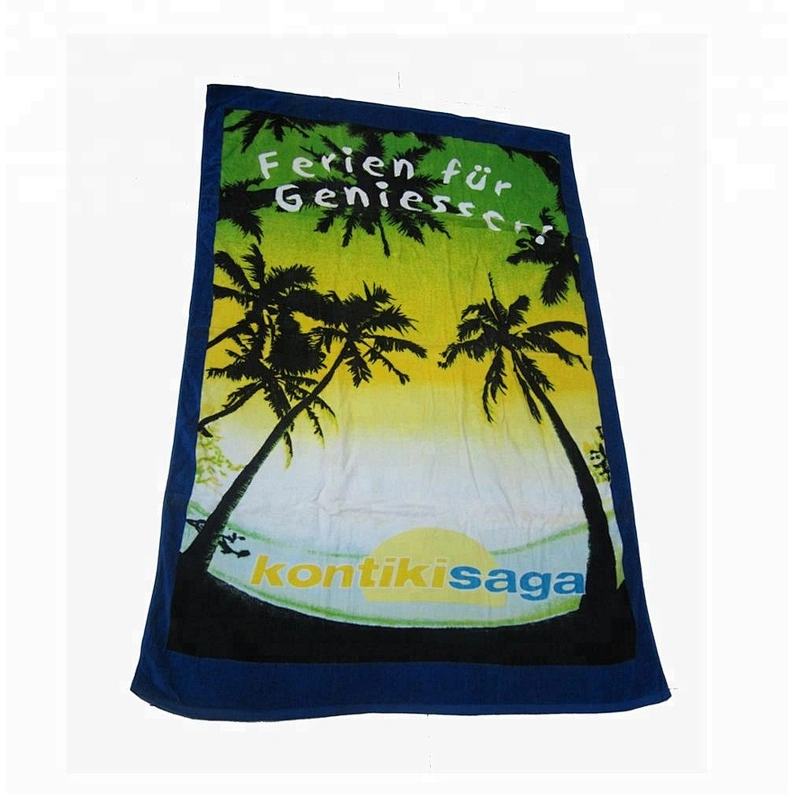Large Hawaii palm tree Printed towel for beach