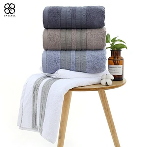 Hot sale standard premium high quality natural cotton bath towel