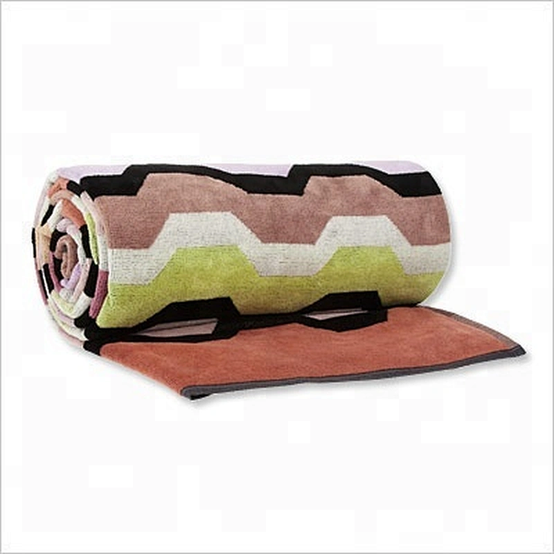 Adult Bathing Velour stripe cabana beach towel