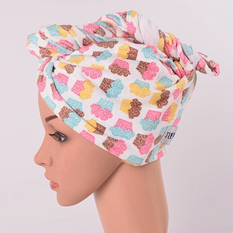 Super Lightweight Printed Microfiber Hair Turban