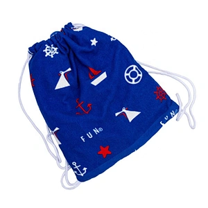 Hot sale Promotional Custom design digital printed Microfiber towel beach bag