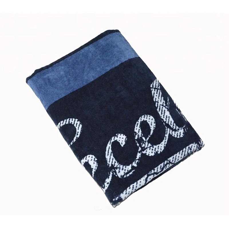 Adult Weighted Coton Velour beach towel cotton