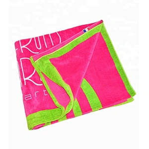 Extra large blanket size pink beach towel
