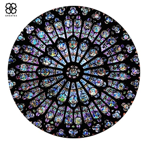 Popular promotional thick round beach towel with unique design