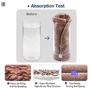 Amazon hot selling super anti frizz absorbent and soft head towel hair towel hair bundles wraps