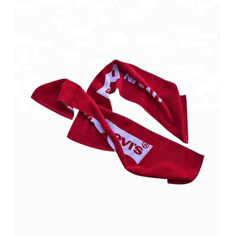 Running towel Jacquard Terry Cotton sport gym towel with best price