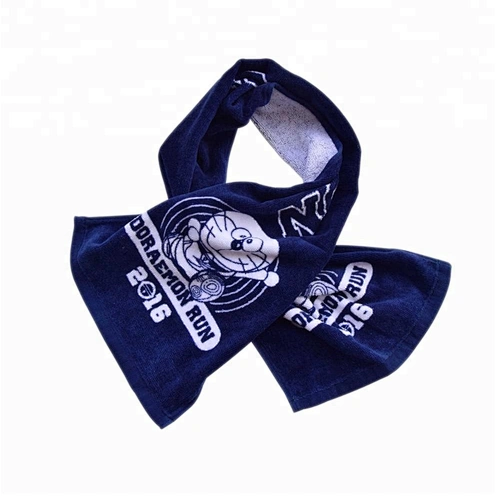 Cotton cooling neck wrap custom made slogan towel