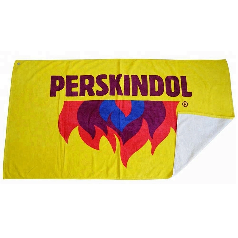 High quality 100%Cotton velour OEM Designed promotional print towel