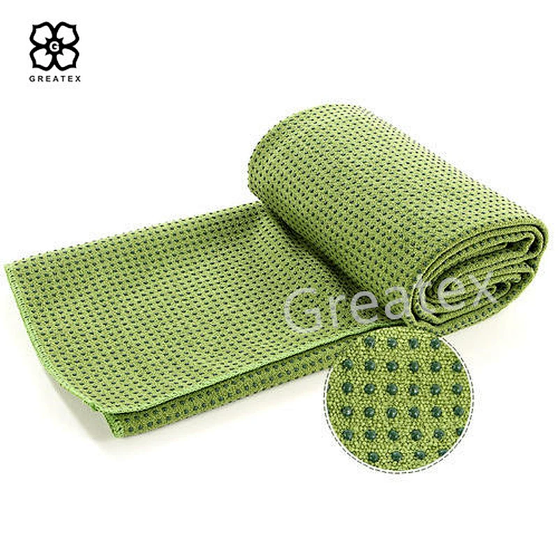 Yoga anti-sweat anti-bacterial custom logo sport towel non slip
