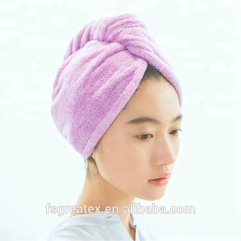 Super soft Hair Turban Microfiber spa head wrap