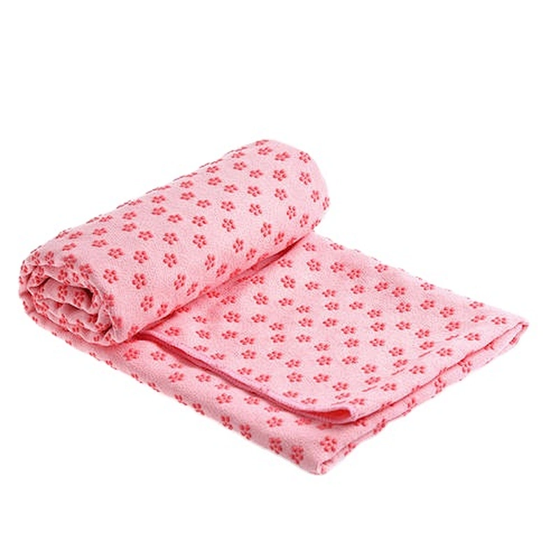 Whosale custom logo printing slogan yoga non slip quick-dry mat towel