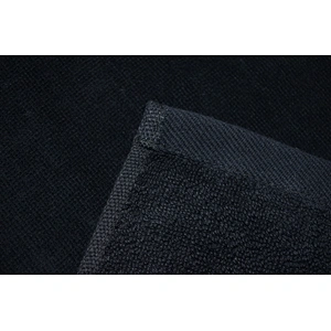 Wholesale hot sale 100%cotton Customized logo Bleach safe black salon towel