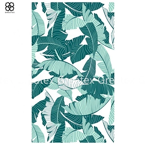 Ins style popular tropical style printing rectangular towel beach towel
