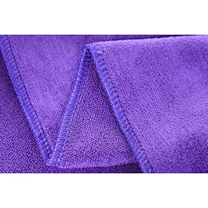 Bulk High absorption Solid color car microfiber towel