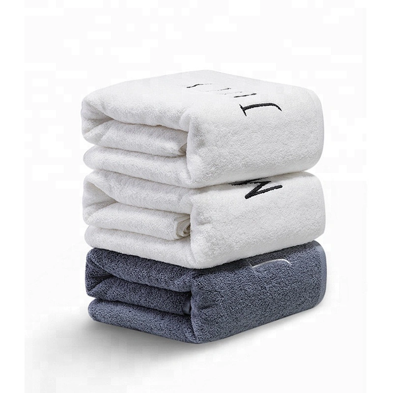 Factory price Super soft cotton white bath towel
