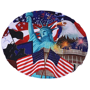 Luxury special promotional large round beach towel