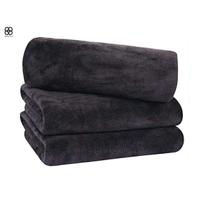 Standard simper plain dyed multi-colors running and workout sport microfiber towel