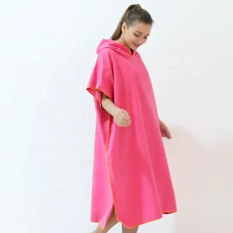 2020 best selling wholesale microfiber changing surf poncho robe