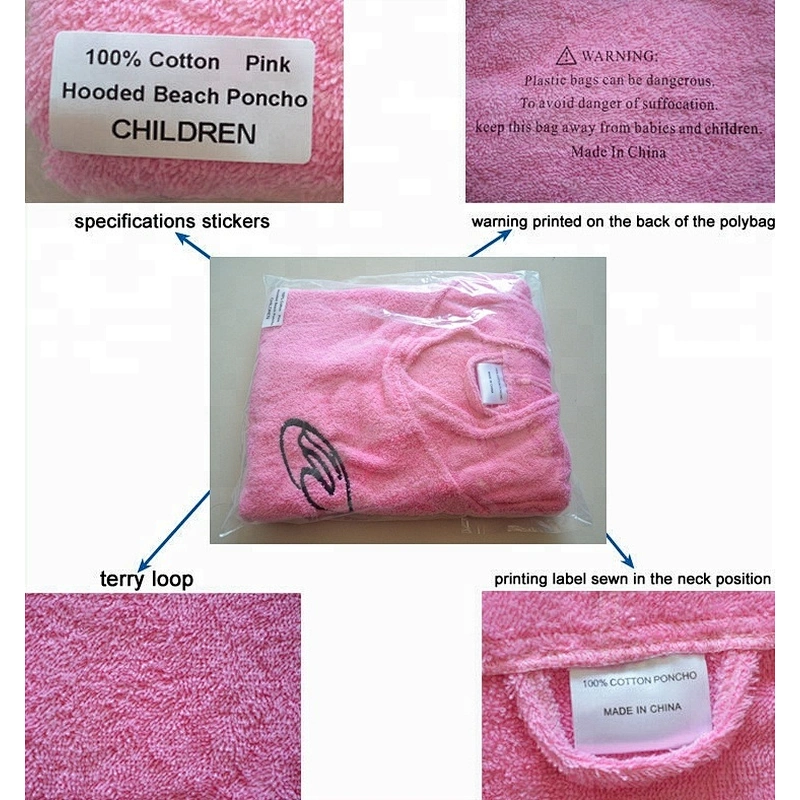 Absorbent Toweling Ladies Wetsuit Changing women poncho