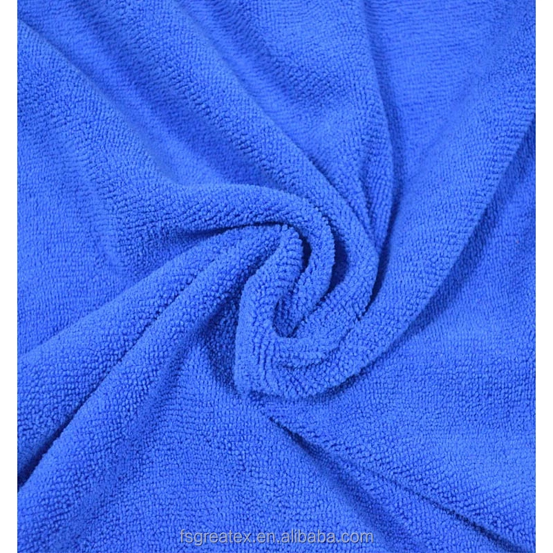 Adult Blue Surf Microfiber Terry Poncho towel