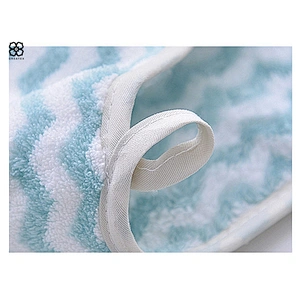 Hot sell popular quick dry simple chevron bath towel hand towel set