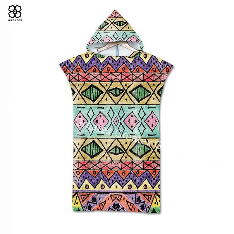 Summer ladies factory direct offer beach swimming towel poncho