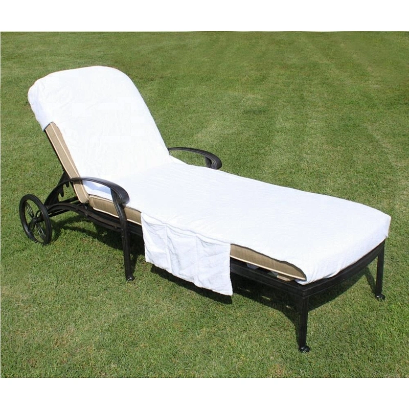Plain terry Bright colored Lounge beach chair towel