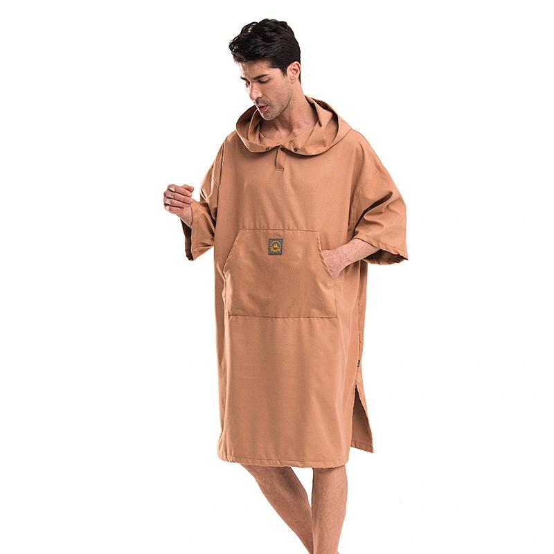 Promotional polyester Plain dyed men poncho