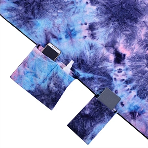 New arrival 100% polyester microfibertie dyed beach towel cover chair