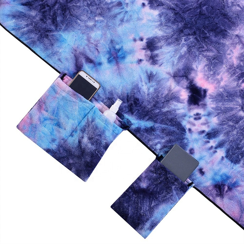 New arrival 100% polyester microfibertie dyed beach towel cover chair
