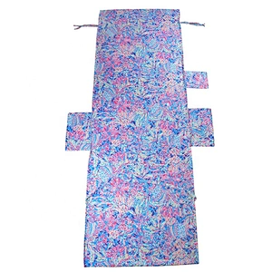 Microfiber custom printing retangular beach towel chair cover